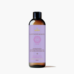 Tarani celotelov� esenci�lna emulzia LEVANDU�A & BAZALKA, 200 ml